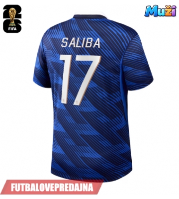Lacne Muži Futbalové dres Francúzsko William Saliba #17 MS 2026 Krátky Rukáv - Domáci